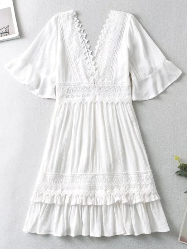 Robe Bohème Chic Blanche