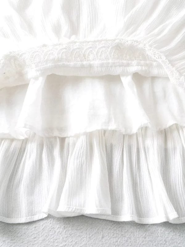 Robe Bohème Chic Blanche